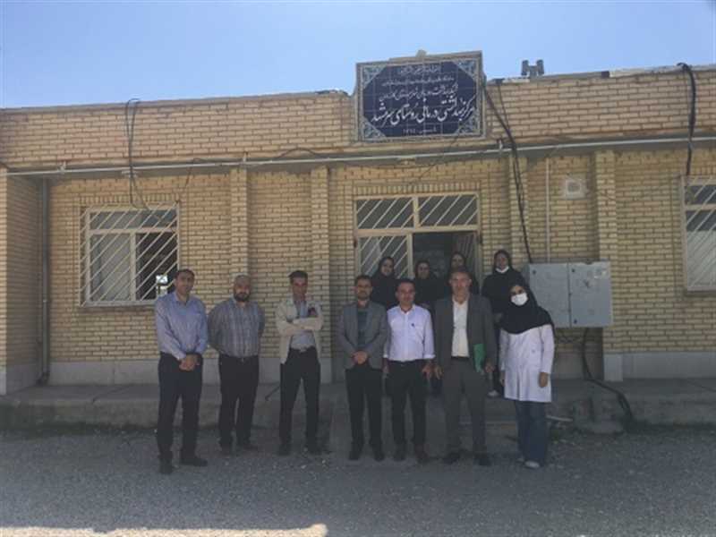 بازدید سرپرست شبکه بهداشت و درمان کازرون از مراکز خدمات جامع سلامت دادین، سرمشهد و خانه بهداشت های تابعه این مراکز