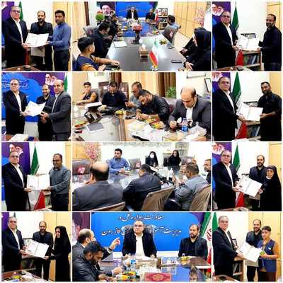 تجلیل اداره آموزش و پرورش کازرون از خبرنگاران فعال