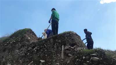  آغاز عملیات بسیار مهم کاوش باستان شناسی در پر ابهام ترین اثر معماری مجموعه (بنای منسوب به کاخ والری