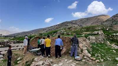  آغاز عملیات بسیار مهم کاوش باستان شناسی در پر ابهام ترین اثر معماری مجموعه (بنای منسوب به کاخ والری