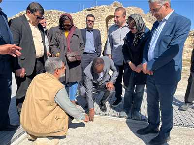 بازدید از مجموعه تاریخی شهر بیشاپور
