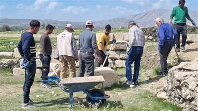  آغاز عملیات بسیار مهم کاوش باستان شناسی در پر ابهام ترین اثر معماری مجموعه (بنای منسوب به کاخ والری