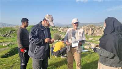  آغاز عملیات بسیار مهم کاوش باستان شناسی در پر ابهام ترین اثر معماری مجموعه (بنای منسوب به کاخ والری