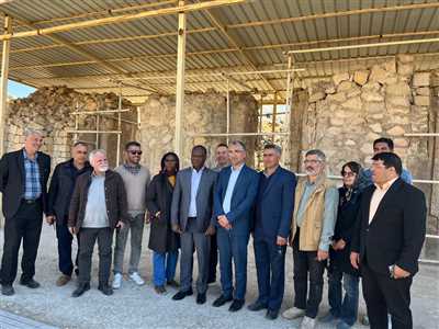 بازدید از مجموعه تاریخی شهر بیشاپور