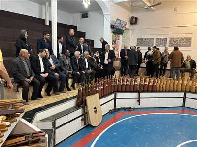 حضور سفیر ساحل عاج در سالن کشتی و زورخانه مولای متقیان کازرون