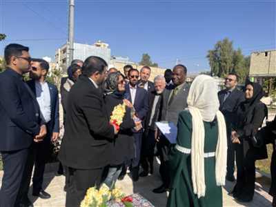 سفیر ساحل عاج در کازرون بهمن ماه 1403