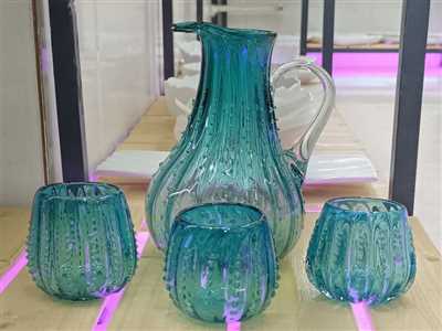 ست پارچ و لیوان صنایع دستی 